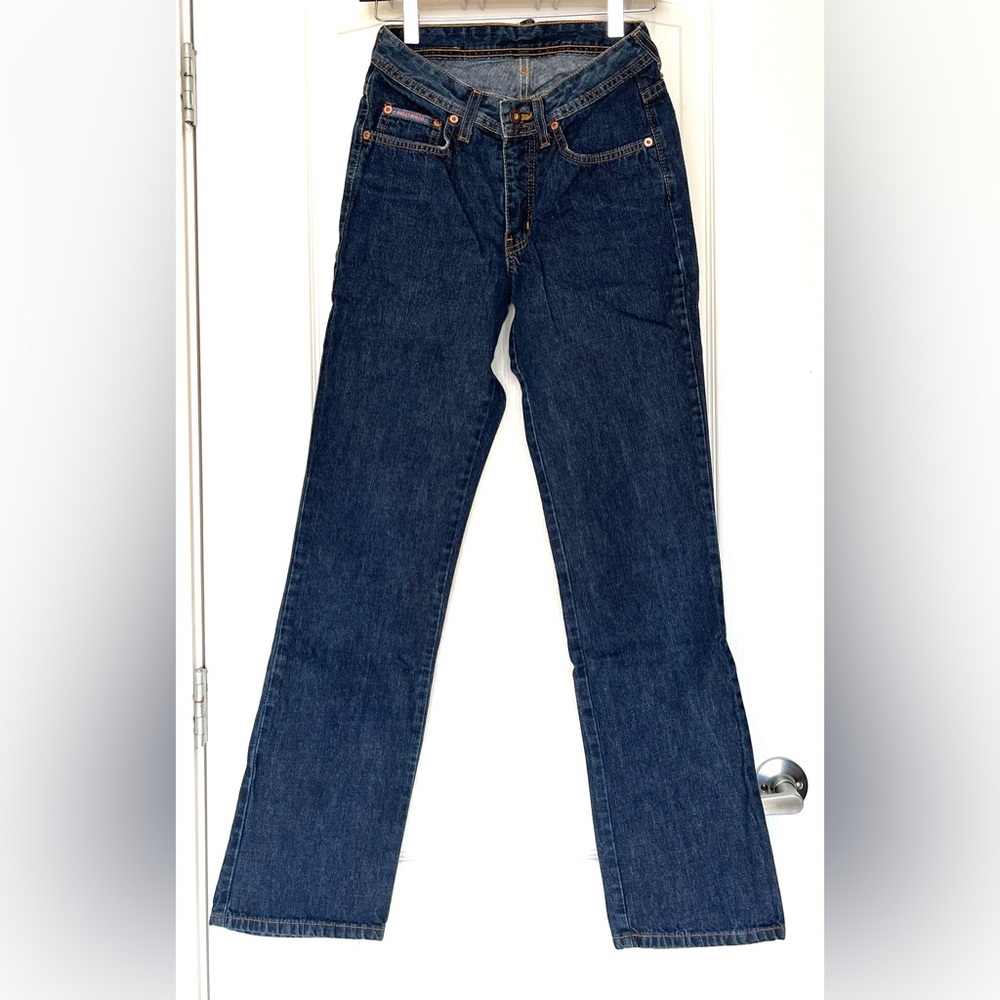 VINTAGE Hollywood Jeans High Waist Straight Leg Made in Canada Y2K 90s Mom Jeans